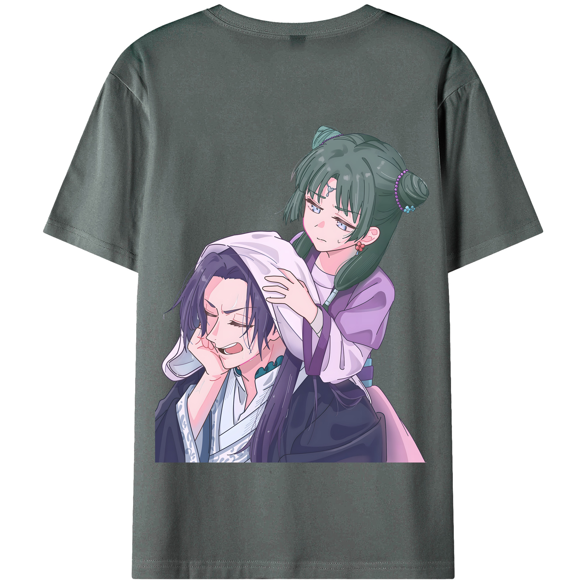 （画像用） 薬屋のひとりごと The Apothecary Diaries 綿100％半袖Tシャツ（背面プリント）